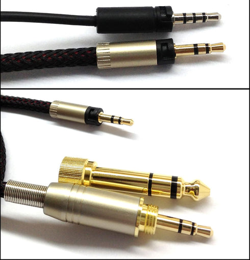 NewFantasia Replacement Audio Upgrade Cable Compatible with Sennheiser Momentum, Momentum 2.0, HD1 Over-Ear On-Ear Headphones 2.5meters/8.2feet...