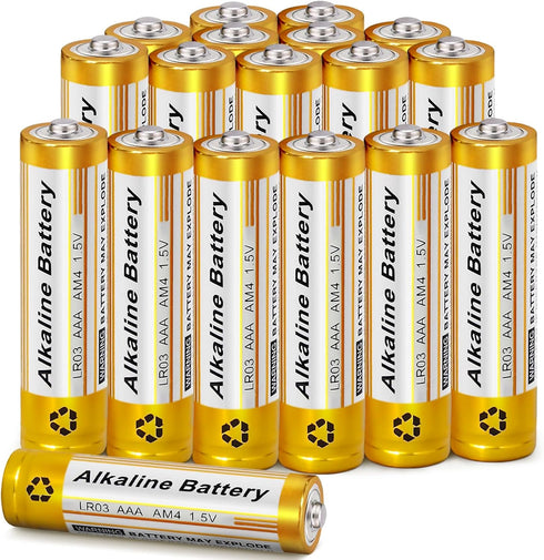 18pcs/Box AAA Batteries High Performance LR03 1.5V Alkaline Battery for Alarm, Receiver, Detector, Clock, Controller, for All AAA Devices...