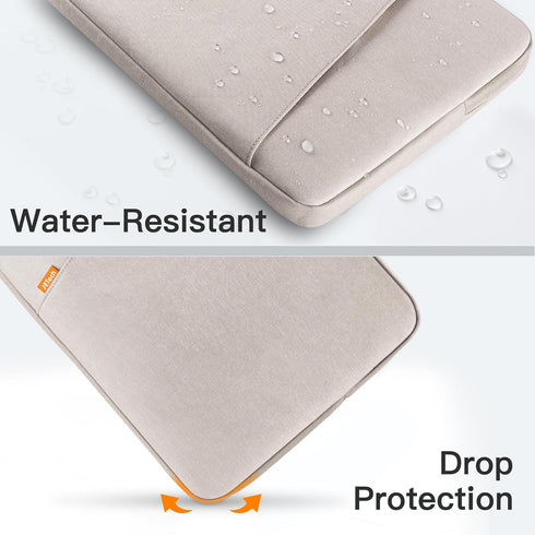 JETech Laptop Sleeve for 14-Inch MacBook Pro M3 / M2 / M1 A2779 A2442, Waterproof Bag Case with Pocket, Compatible with 14 Inch Notebook (Starligh...