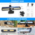 Clip On Solar Motion Lights Outdoor Waterproof, Solar Fence Lights Outside with 36 LEDs, 6000K Portable Solar Powered Security Light for Fence Gar...