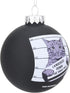 Tree Buddees Hilarious Cat Mugshot - Knocked Down The Xmas Tree Funny Glass Christmas Ornament...