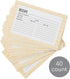 C.R. Gibson Bloom Double Sided Recipe Card Set, 4" W x 6" L, Yellow...