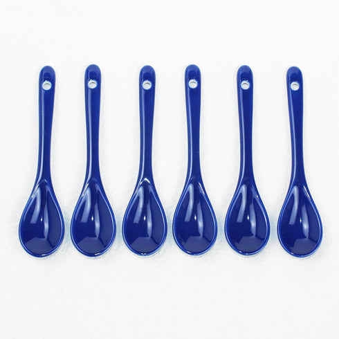 4.8” Ceramic Spoon Small Coffee Spoon Stir-stirring Spoon Asian Ceramic Spoons for Coffee Tea Yogurt Sauce Sugar Salt and Desserts Demitasse Espre...