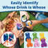 Complete Cover Easy Tab Opener New and Improved 36PK Beverage Barricade 2.0 by Avant Grub. Colorful Drink Can Protector Cap for Soda, Beer, Coke S...