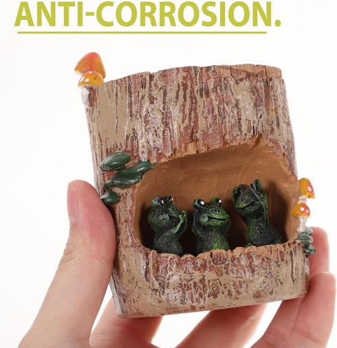 Cute Green Frog Flower Sedum Succulent Pot Planter Bonsai Trough Box Plant Bed Office Desk Home Garden Pot Decor...