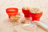 Lékué Mini Microwave Popcorn Maker, 5 x 3.5in, Red...