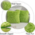 MIULEE Pack of 2 Luxury Faux Fur Throw Pillow Cover Deluxe Winter Decorative Plush Pillow Case Cushion Cover Shell for Sofa Bedroom Car Spring 18x...