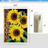 Sunflower Garden Flag, Sunflower Welcome Garden Flag, Sunflower Black Garden Flag Spring Summer Vertical Double Sided Burlap Party Holiday Yard Ho...