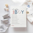 Baseball Wishes for Baby Shower (20 Pack) Cute Words of Wisdom for Boys - Baby Shower Game Planning & Guest Book Alternative - 4x6 Keepsake Activi...
