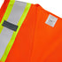 High Visibility Safety Vest with 9 Pockets, Reflective Tape Zipper Front, Work Vest for Men & Women (X-Large, Orange)...