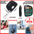 Kingdder 3 Pieces Garage Door Remote Compatible for Multicode 300mhz 10 Dip Switch 3089 3060 3070 Gate Opener Remote Multicode Gate Opener with Ke...