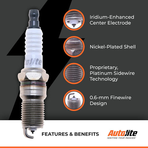 Autolite Iridium XP Automotive Replacement Spark Plug, XP3923 (1 Pack)...