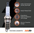 Autolite Iridium XP Automotive Replacement Spark Plug, XP3923 (1 Pack)...
