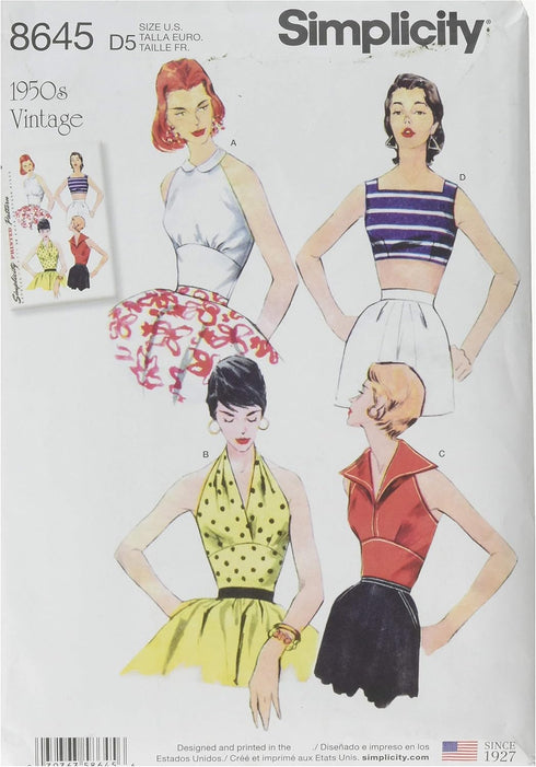 Simplicity Vintage TOPS, VEST, JKTS, COATS, D5 (4-6-8-10-12)...
