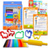 SCREEN LEGENDS Blippi Clay Craft Kit for Kids - Bundle with 12 Colors of Clay, Farm Animal Cut Outs, Activity Cards, Sticker Activity Book, More |...
