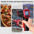 Infrared Thermometer - FKM Digital Temperature Gun with Patented Circular Laser, Non Contact Laser Thermometer Gun for Cooking/Ovens/Home Repairs,...