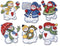 Design Works Crafts, 3-1/2"-4" Each Cross Stitch Ornament Kit, I Love Snow (Set of 6)...