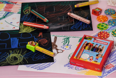 STABILO Woody 3 in 1 Pencil, Pastel Pink...
