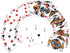 2 Decks Set Russian Classic Durak Card Game Play 36 Playing Cards in Deck Plastic Case ????? ????????? ?????...
