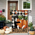 Welcome Fall Cat Garden Flag Tuxedo Cat Pumpkins Maple Leaves Flag 12×18 Inch Double Sided Buffalo Plaid Farmhouse Yard Flag Thanksgiving Holiday ...