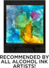 NARA Alcohol Ink Paper | White | 12 inches x 12 inches (12”x12”) | 330 microns/250 GSM | Medium+ Paper | 10 Sheets | Paper for Alcohol Ink Art Pai...
