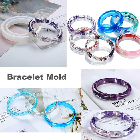 BRAVECOW 229Pcs DIY Jewelry Resin Casting Molds Silicone Epoxy Spoon Kit Craft Necklace Jewelry Pendant Making for Resin Crafts Beginners...