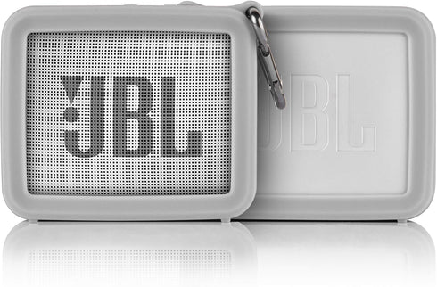 TXEsign Travel Protective Silicone Stand Up Carrying Case Compatible with JBL GO 2 Portable Bluetooth Waterproof Speaker (Grey)...