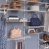 ClosetMaid Hanging Rack for Ties, Belts, Scarves, Jewelry, 10 Hooks, Attaches to Wire Shelving or Wall Mount, Durable Steel, White...