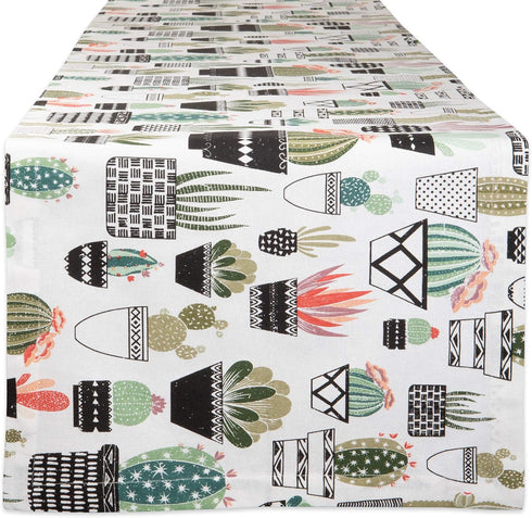 DII Urban Cactus Kitchen Collection, 14x72 Tablerunner...