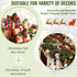 Christmas Holly Berries for Crafts Faux Berries Flowers and Holly Leaves Christmas Wreath Fillers for Vase Fillers Floating Candle Table Centerpie...