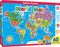 MasterPieces 60 Piece Educational Jigsaw Puzzle for Kids - World Map - 16.5"x12.75"...