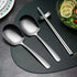 X-Large Serving Spoons Set, 304 Stainless Steel Buffet Serving Spoons, 11.4 Inch Tabletop Serving Utensil Serving for Casseroles, Veggies, Stewed ...