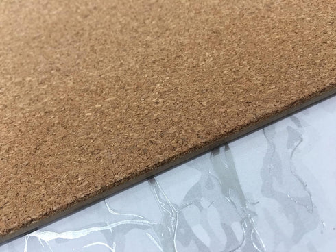 Dainty Home Silver Marble Oval Cork Placemats - Heat Resistant Placemats, Non-Slip, Easy Clean Placemats for Elegant Dining - 12"x18" Set of 2 - P...