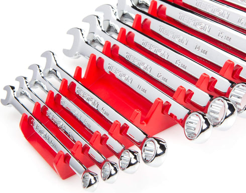 TEKTON 15-Tool Combination Wrench Organizer Rack (Red) | ORG29215 | Made in USA...
