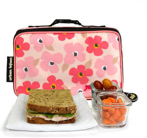 Urban Infant Yummie Kids Lunch Box Insulated Bag - Toddler Boys and Girls – Perfect for Daycare Preschool Travel Snacks – Allergy Alert Cards - Fi...