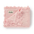 mimixiong Cotton Baby Blanket Knitted Crochet Receiving Crib Nursery Swaddling Blankets for Newborn Baby Boy Girl Pastel Pink 30x40 Inch (Pack of ...