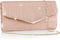 Larcenciel Clutch Purses for Women, Bling Vertical Lines Envelope Evening Bag w/Chain, Formal Ladies Handbags,9.05x1.97x4.72...