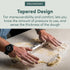 Ultra Cuisine French Rolling Pin for Baking – Tapered Stainless Steel Design with Measurements, Professional or Home Use with Pizza, Cookie, & Pas...