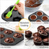 Beasea Muffin Pan 6 Cup, Set of 2 Non Stick Muffin Baking Pan, Carbon Steel Muffin Pan Bakeware Set Cupcake Baking Pan for Oven Baking...