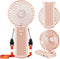 Mini Handheld Fan 1 Pack, Portable Fan 4 Speeds, Cooling Personal Hand Held Fans USB Rechargeable Battery Operated, 180° Foldable Travel Small Fan...