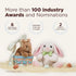 Bearington Sky Flops The Stuffed Bunny, 10 Inch Bunny Plush, Baby Easter Gifts...