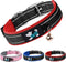 AUAUY Nylon Dog Collar, Pet Dog Reflective Collar, Ultra Soft Neoprene Padded, Adjustable Reflective Stitching Pet Collar with Durable Metal Buckl...