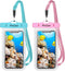 ProCase 2 Pack Waterproof Phone Pouch Case, 7" Universal Underwater Cellphone Dry Bag Holder for iPhone 15 14 13 Pro Max 12 11, Galaxy S24 S23 S22...