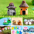 113 PCS Fairy Garden Accessories,Miniature Fairy Garden Accessories Outdoor,Fairy Garden Kit,Fairy Garden Animals, Miniature Figurines,Micro Lands...