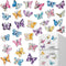 30 Pcs Refrigerator Diamond Art Magnets Easy Diamond Art Kits Fridge Diamond Stickers for Adults Kids DIY Home Decors(Butterfly)...