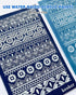 Keoker Aztec Silk Screen Stencils for Polymer Clay, 6PCS Aztec & Boho Silk Screen for Polymer Clay, for Printing on Jewelry Clay Earrings Decorati...