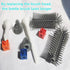 2 Pack Baby Bottle Cleaner Replacement Heads, for Bottle Brush and Nipple Brush, Compatible with Electric Bottle Brush Set, Travel Bottle Brush Se...