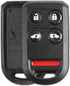 KeylessOption Key Fob Cover Case Replacement for 2005 2006 2007 2008 2009 2010 Honda Odyssey Remote Shell, 5-Button OUCG8D-399H-A, No Programming ...