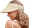 EW East Water Women's Natural Straw Sun Hat, Visor for Women, Beach Hats for Women, 50 SPF Sun Protection, One Size Fits Most...