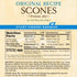 English Scone Mix, Original Flavor by Sticky Fingers Bakeries – Easy to Make English Scones Fresh Baked, Makes 12 Scones (1pk)...